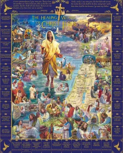 Healings of Jesus (1598pz) - 1000 Piece Jigsaw Puzzle