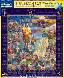 Healings of Jesus (1598pz) - 1000 Piece Jigsaw Puzzle