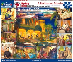 Hollywood Murder-Mystery Puzzle (1963pz) - 1000 Piece Jigsaw Puzzle