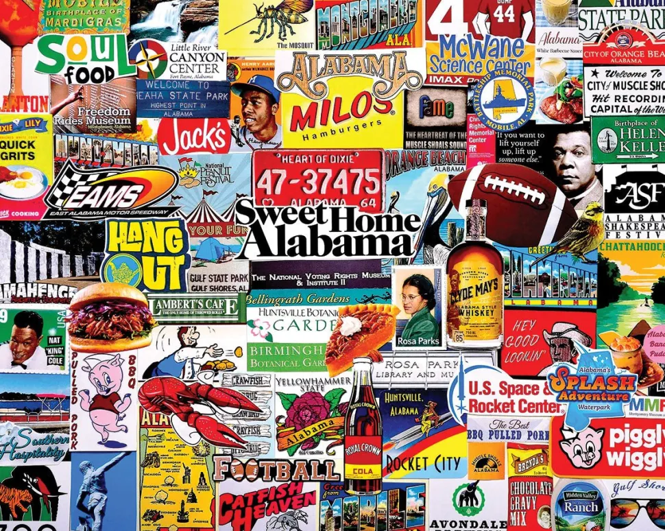 I Love Alabama (1516pz) - 1000 Piece Jigsaw Puzzle