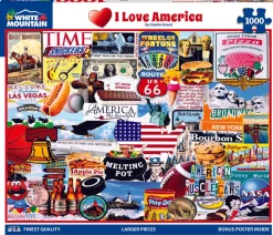 I Love America (1279pz) - 1000 Pieces