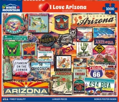 I Love Arizona (1980pz) - 1000 Piece Jigsaw Puzzle