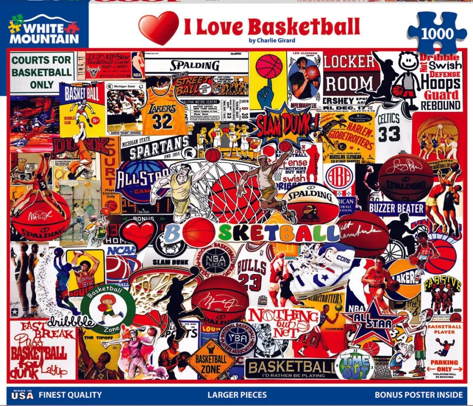 I Love Basketball (1772pz) - 1000 Piece Jigsaw Puzzle