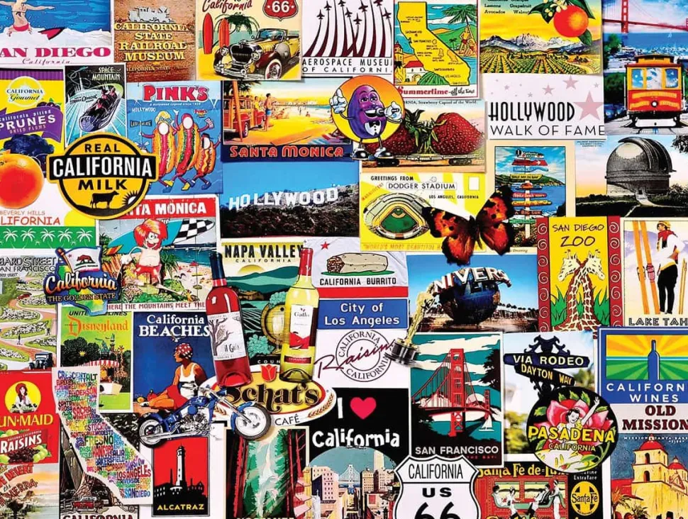 I love California (1161pz) - 1000 Piece Jigsaw Puzzle
