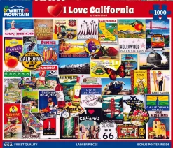 I love California (1161pz) - 1000 Piece Jigsaw Puzzle