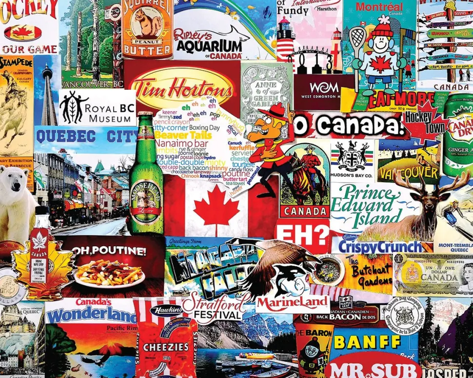 I Love Canada (1298pz) - 1000 Piece Jigsaw Puzzle