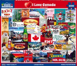 I Love Canada (1298pz) - 1000 Piece Jigsaw Puzzle