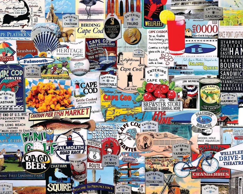 I Love Cape Cod (1222pz)- 1000 Piece Jigsaw Puzzle