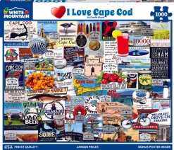 I Love Cape Cod (1222pz)- 1000 Piece Jigsaw Puzzle