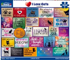 I Love Cats (1985pz) - 1000 Piece Jigsaw Puzzle