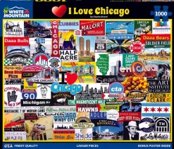 I Love Chicago (1529pz) - 1000 Piece Jigsaw Puzzle