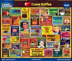 I Love Coffee (1864pz) - 1000 Piece Jigsaw Puzzle