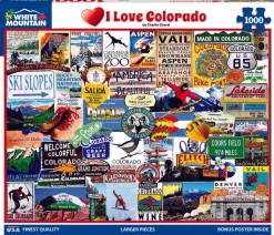 I Love Colorado (1179pz) - 1000 Piece Jigsaw Puzzle