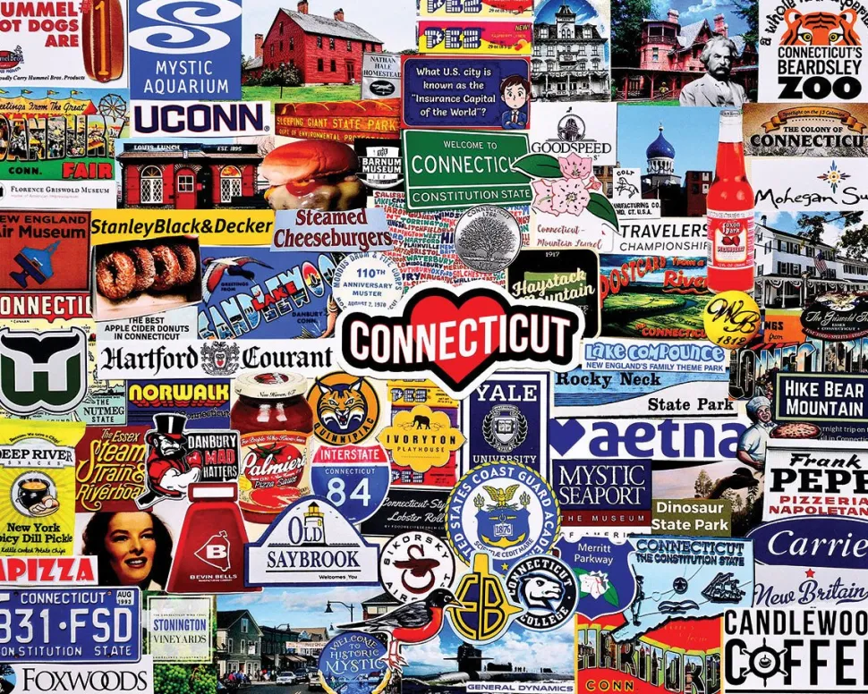 I Love Connecticut (1720pz) - 1000 Piece Jigsaw Puzzle