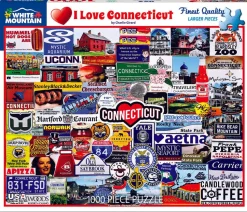 I Love Connecticut (1720pz) - 1000 Piece Jigsaw Puzzle