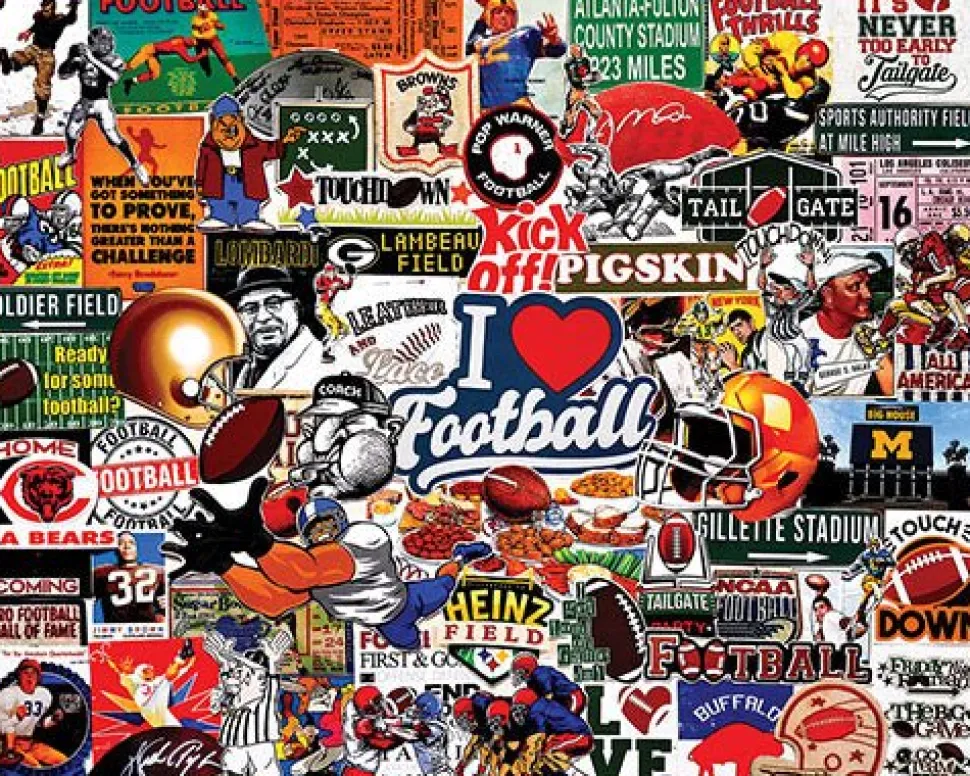 I Love Football (1771pz) - 1000 Piece Jigsaw Puzzle