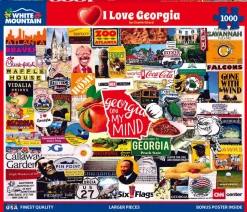 I Love Georgia (1553pz) - 1000 Piece Jigsaw Puzzle