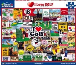 I Love Golf (1548pz) - 1000 Piece Jigsaw Puzzle