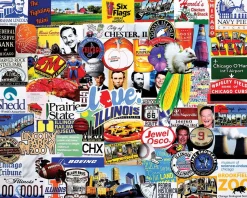 I Love Illinois (1888pz) - 1000 Piece Jigsaw Puzzle