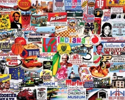 I Love Indiana (1889pz) - 1000 Piece Jigsaw Puzzle