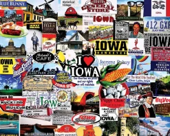 I Love Iowa (1778pz) - 1000 Piece Jigsaw Puzzle