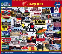 I Love Iowa (1778pz) - 1000 Piece Jigsaw Puzzle