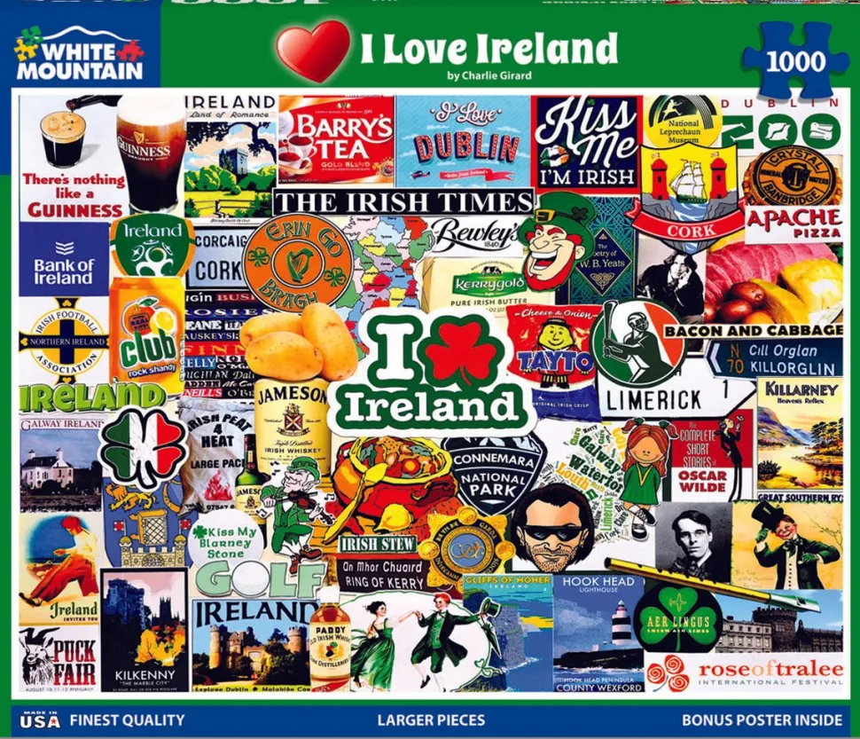 I Love Ireland (1774pz) - 1000 Piece Jigsaw Puzzle
