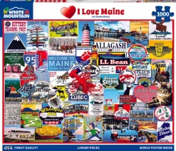 I Love Maine (1306pz) - 1000 Piece Jigsaw Puzzle