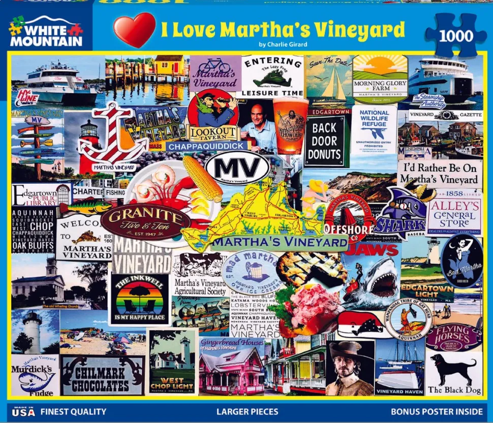 I Love Martha’s Vineyard (1860pz) - 1000 Piece Jigsaw Puzzle