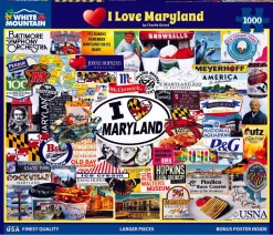 I Love Maryland (1810pz) - 1000 Piece Jigsaw Puzzle