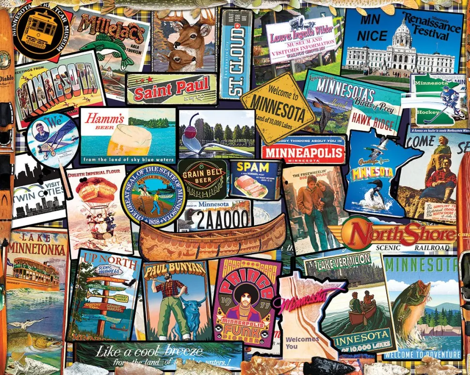 I Love Minnesota (1469pz) - 1000 Piece Jigsaw Puzzle