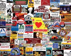 I Love Missouri (1777pz) - 1000 Piece Jigsaw Puzzle