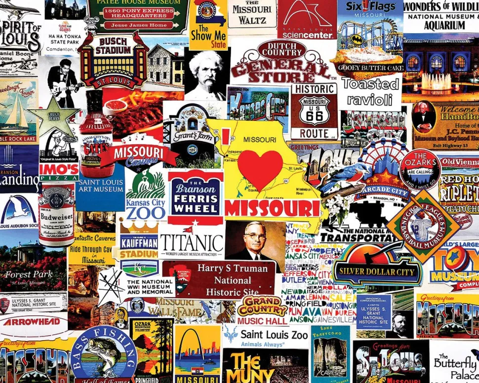 I Love Missouri (1777pz) - 1000 Piece Jigsaw Puzzle