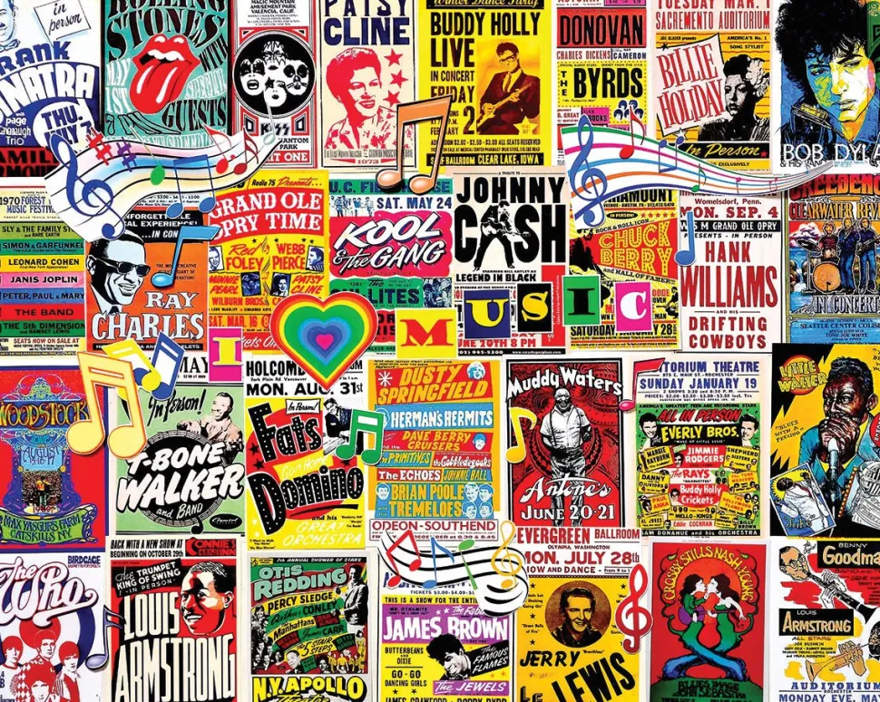 I Love Music (1634pz) - 1000 Piece Jigsaw Puzzle
