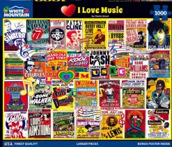 I Love Music (1634pz) - 1000 Piece Jigsaw Puzzle