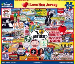 I Love New Jersey (1535pz) - 1000 Piece Jigsaw Puzzle