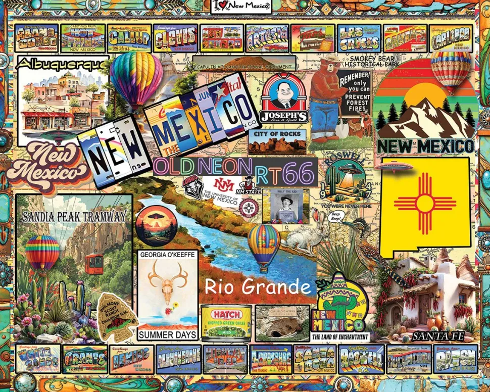 I Love New Mexico (2075pz) - 1000 Piece Jigsaw Puzzle