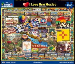 I Love New Mexico (2075pz) - 1000 Piece Jigsaw Puzzle