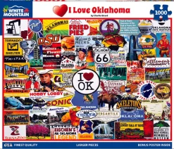 I Love Oklahoma (1811pz) - 1000 Piece Jigsaw Puzzle