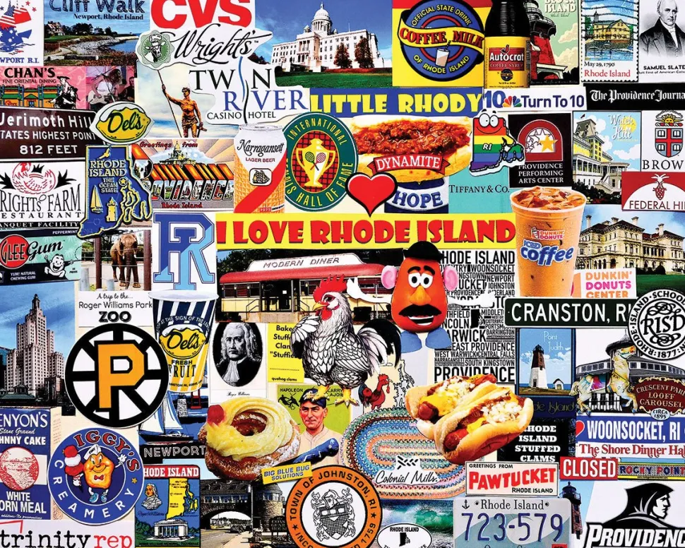 I Love Rhode Island (1719pz) - 1000 Piece Jigsaw Puzzle