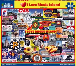 I Love Rhode Island (1719pz) - 1000 Piece Jigsaw Puzzle
