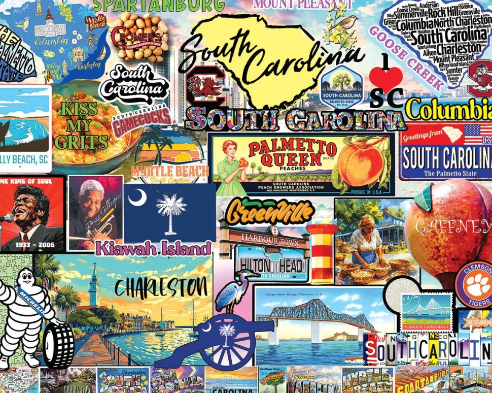 I Love South Carolina (2010pz) - 1000 Piece Jigsaw Puzzle