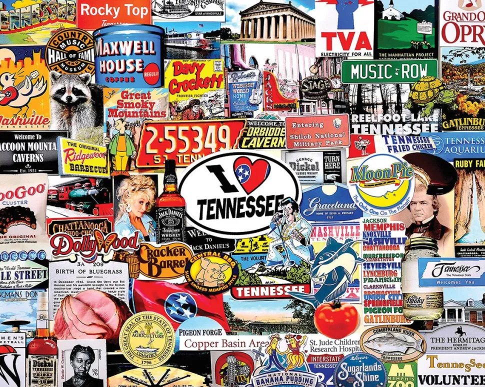 I Love Tennessee (1466pz) - 1000 Piece Jigsaw Puzzle