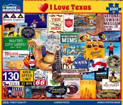 I Love Texas (1284pz) - 1000 Piece Jigsaw Puzzle