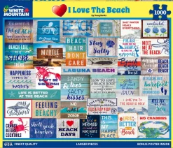 I Love The Beach (2073pz) - 1000 Piece Jigsaw Puzzle
