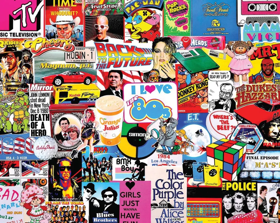 I Love the 1980's (1525pz) - 1000 Pieces