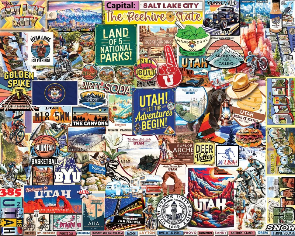 I Love Utah (2083pz) - 1000 Piece Jigsaw Puzzle