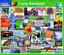 I Love Vermont (1294pz) - 1000 Piece Jigsaw Puzzle