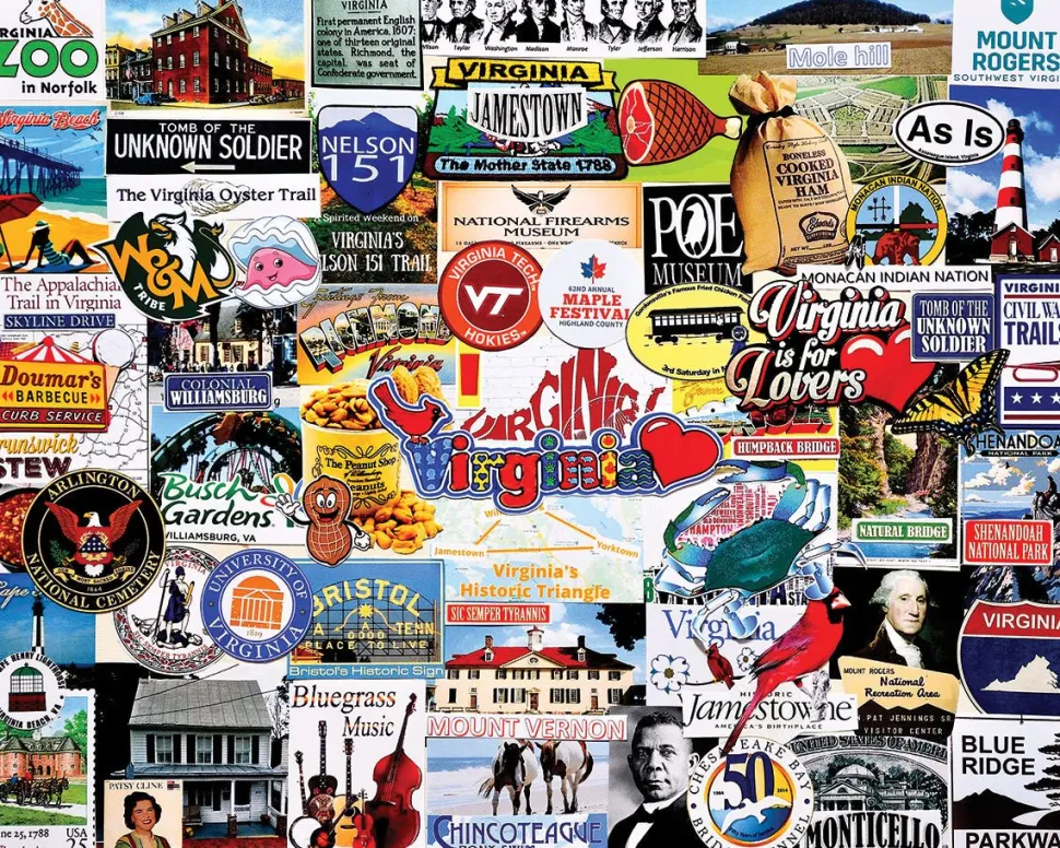 I Love Virginia (1779pz) - 1000 Piece Jigsaw Puzzle