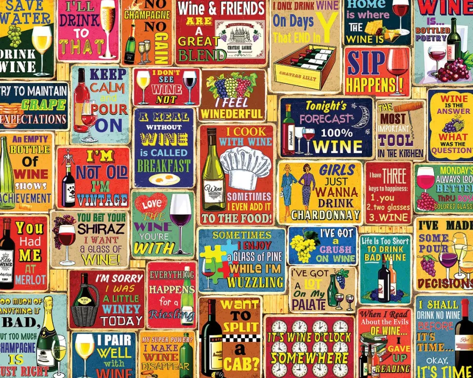 I Love Wine (1840pz) - 1000 Piece Jigsaw Puzzle